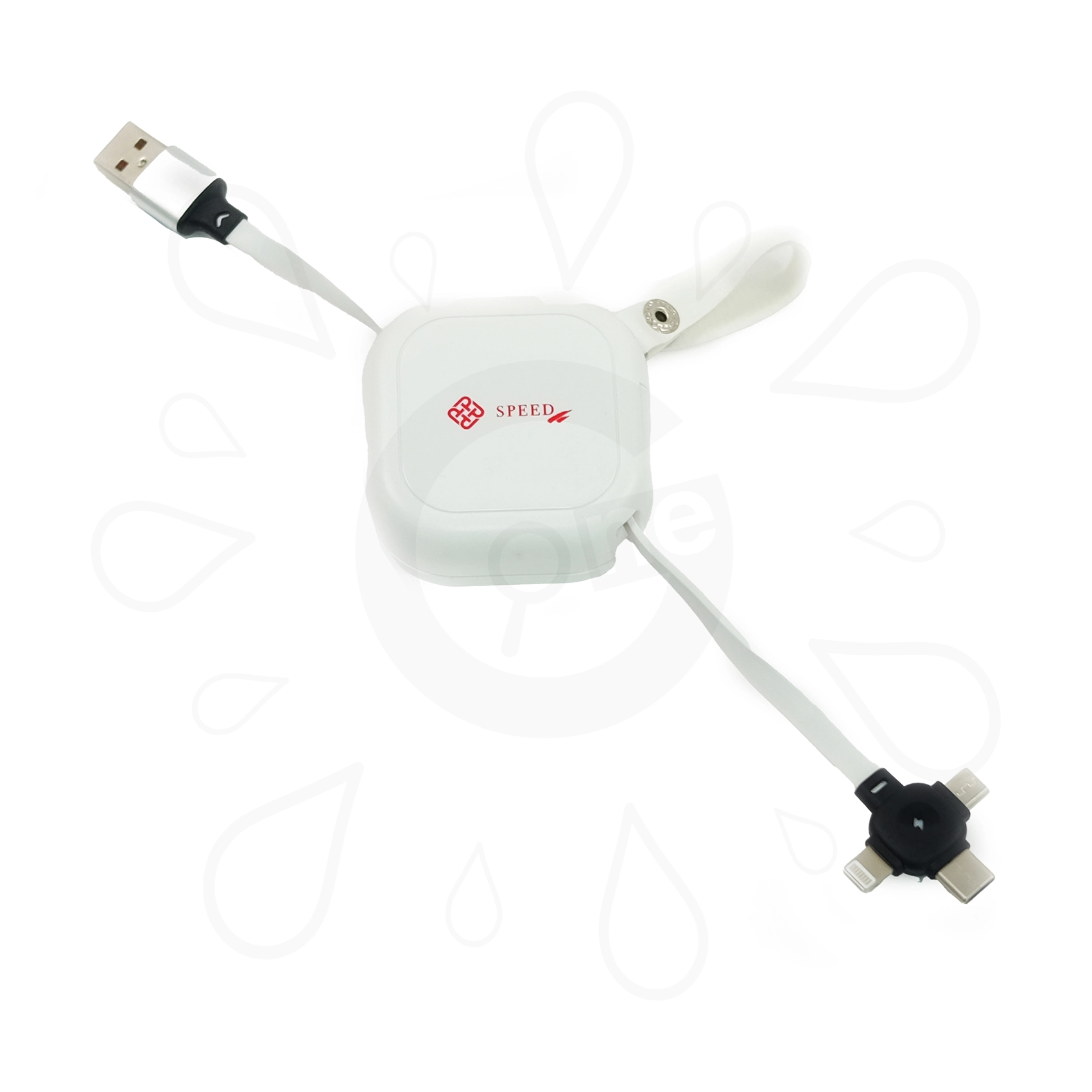 3-in-1 Charging Cable Phone Stand-PolyU SPEED