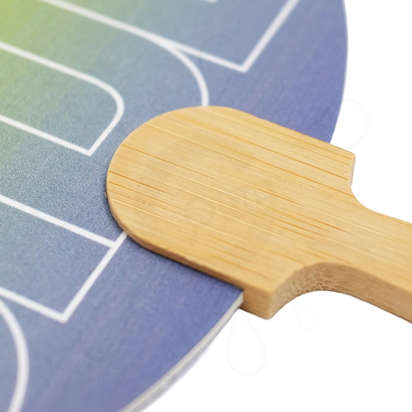Artistic Paper Bamboo Fan - MTR - Image 4