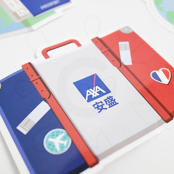 Custom Shaped Color Stickers - AXA - Image 3