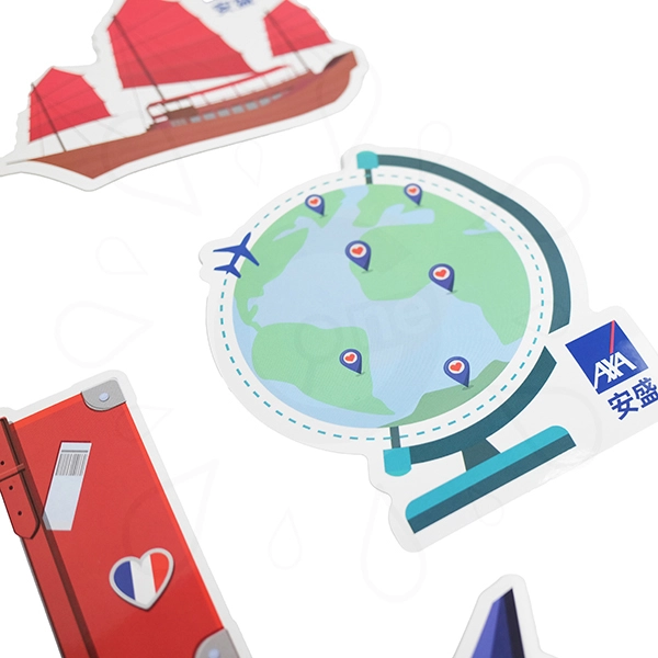 Custom Shaped Color Stickers - AXA - Image 4