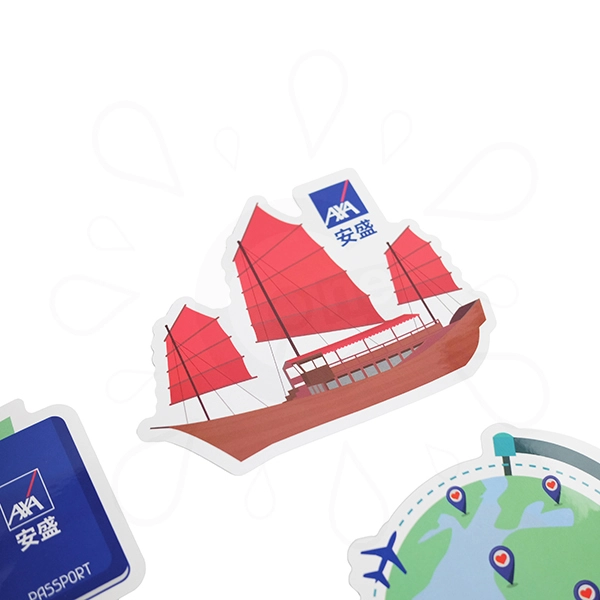 Custom Shaped Color Stickers - AXA - Image 5