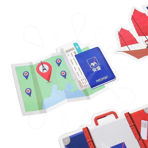 Custom Shaped Color Stickers - AXA - Image 6