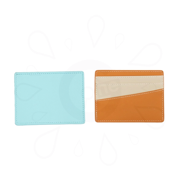 PU Color Block Card Holder ─ AXA - Image 5
