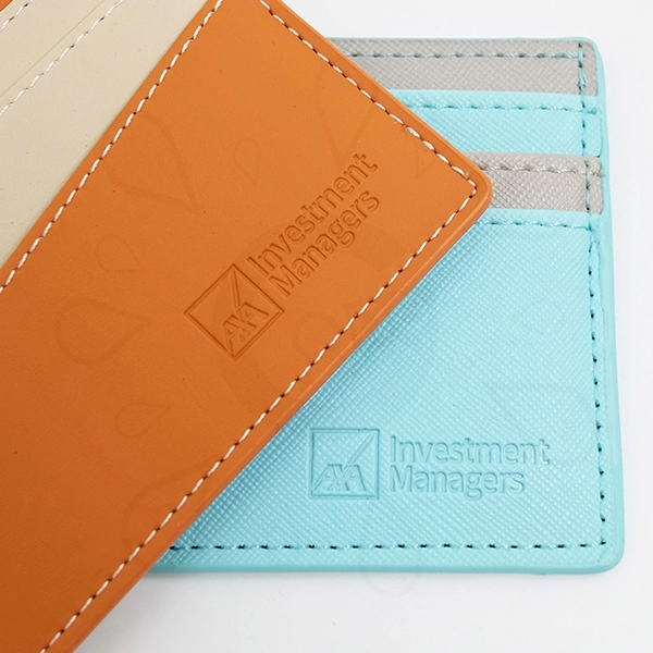 PU Color Block Card Holder ─ AXA - Image 6