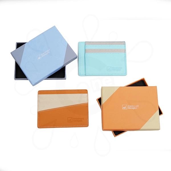 PU Color Block Card Holder ─ AXA - Image 9