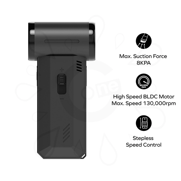 Momax 1 Airo 2-in-1 Portable High-Speed Fan and Powerful Vacuum Cleaner - Image 2