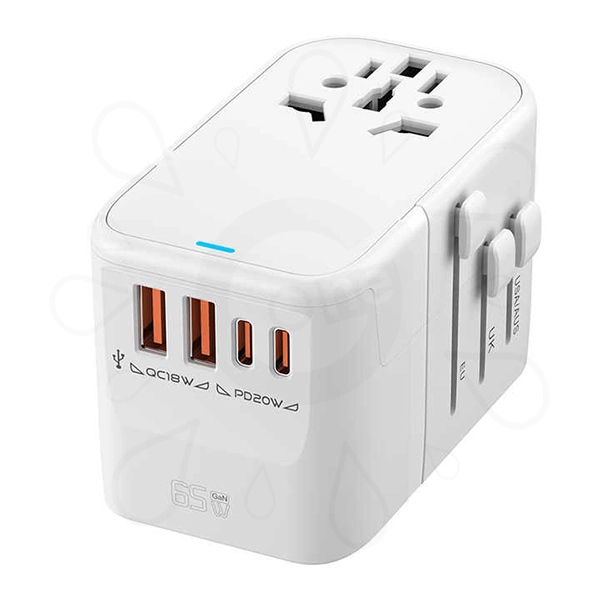 GaN 65W Travel Adapter with Retractable Cable(HHT907) - Image 4