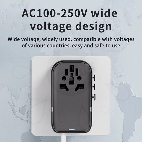 GaN 65W Travel Adapter with Retractable Cable(HHT907) - Image 9