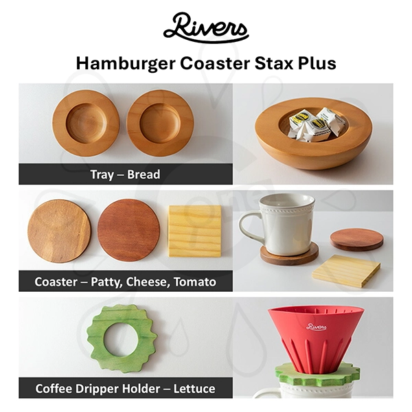 Rivers Hamburger Coaster Stax Plus - Image 6