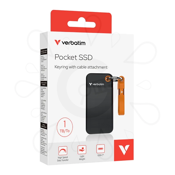 Verbatim - Pocket SSD (Keyring with Cable Attachment) - Image 3