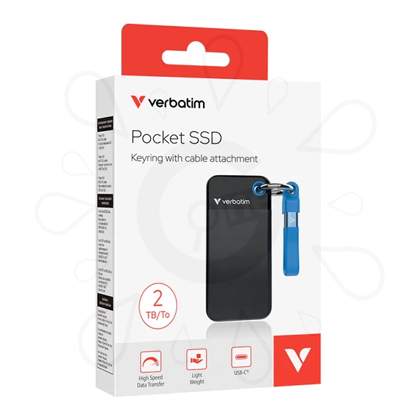 Verbatim - Pocket SSD (Keyring with Cable Attachment) - Image 9