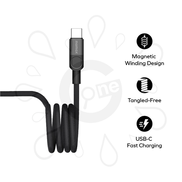 Momax Mag.link 100W USB-C to USB-C Magnetic Cable - Image 3