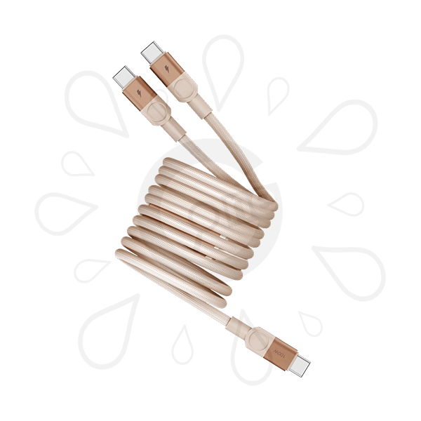 Momax Mag.link 100W USB-C to Dual USB-C 2M Magnetic Cable - Image 2