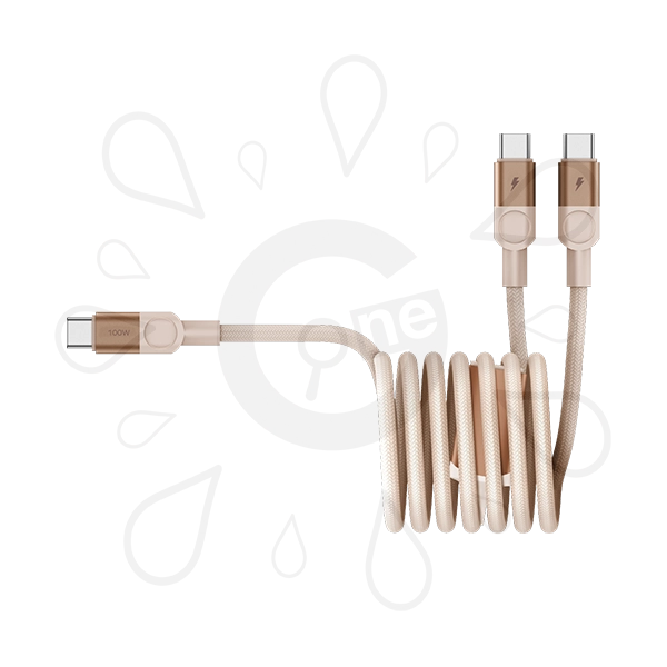 Momax Mag.link 100W USB-C to Dual USB-C 2M Magnetic Cable - Image 4