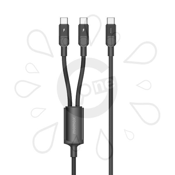 Momax Mag.link 100W USB-C to Dual USB-C 2M Magnetic Cable - Image 5