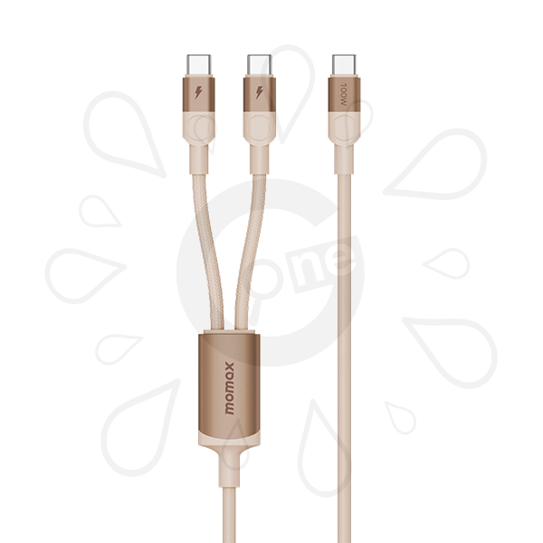Momax Mag.link 100W USB-C to Dual USB-C 2M Magnetic Cable - Image 6