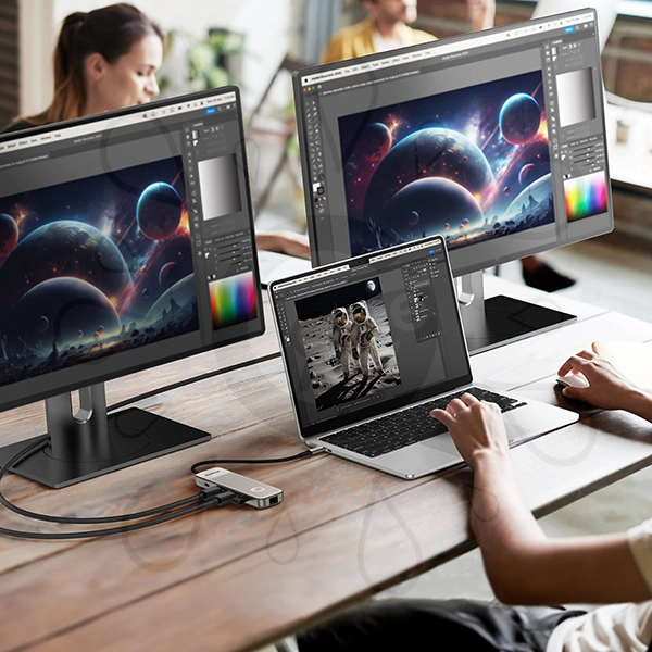 Momax 1-Link 9-in-1 Multifunctional Docking Station - Image 3