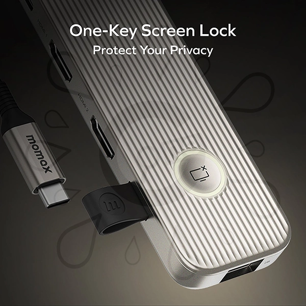 Momax 1-Link 9-in-1 Multifunctional Docking Station - Image 4