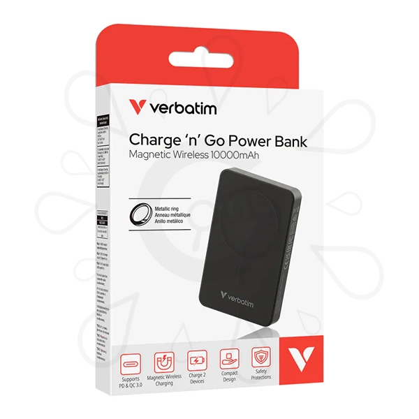 Verbatim Charge 'n' Go Magnetic Wireless Power Bank (CCC) - Image 5