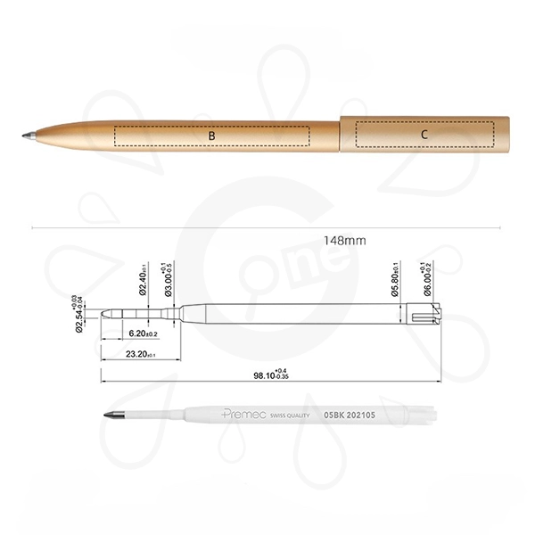 Rotating Metal Ballpoint Pen - Image 5