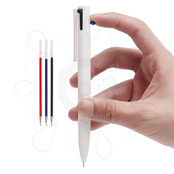 Triangular Tri-Color Ballpoint Pen - Image 2