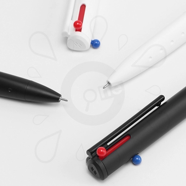 Triangular Tri-Color Ballpoint Pen - Image 6
