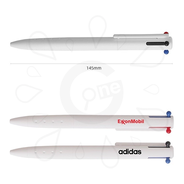 Triangular Tri-Color Ballpoint Pen - Image 7