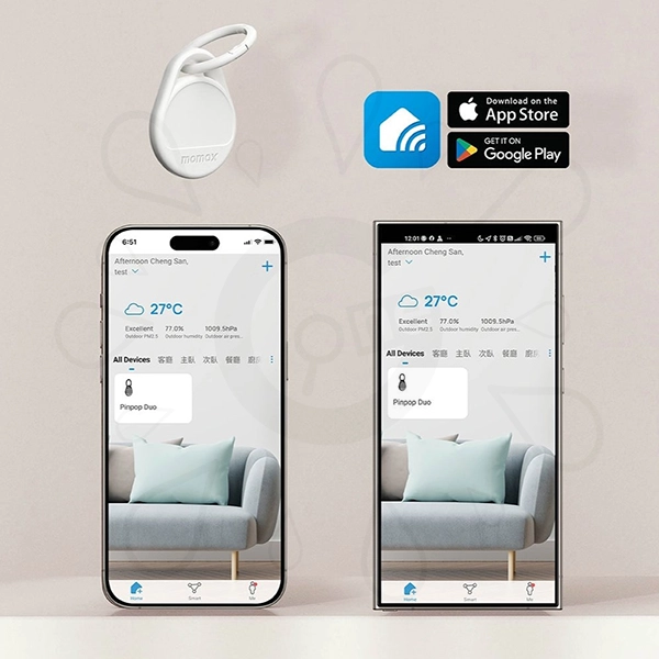Momax Pinpop Duo Find My Locator Tracker - Image 2