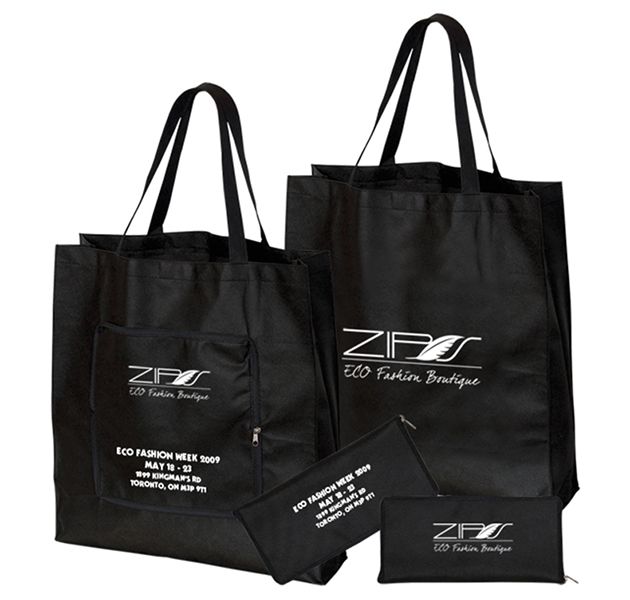 Zipper Foldable Non-Woven Bag - Image 3