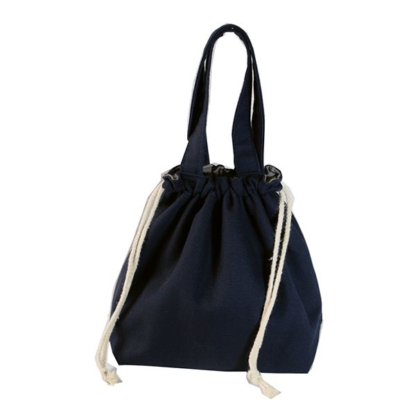 Canvas Drawstring Lunch Box Bag - Image 4