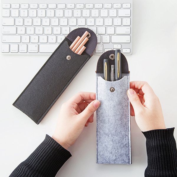 Literary Aesthetic Felt Pencil Case - Image 2