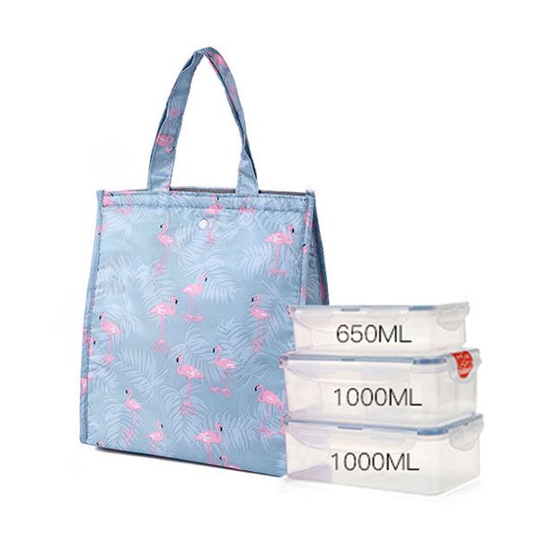 Korean Insulated Lunch Box Bag - Image 5
