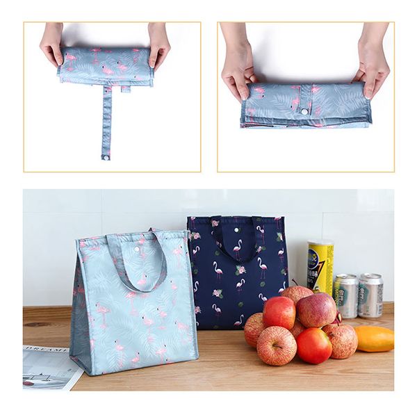 Korean Insulated Lunch Box Bag - Image 7