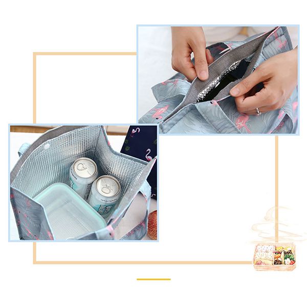 Korean Insulated Lunch Box Bag - Image 9