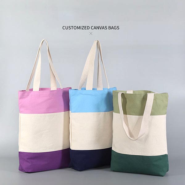 Tri-Color Canvas Tote - Image 4
