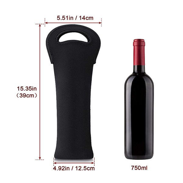 Neoprene Wine Bottle Bag - Image 8