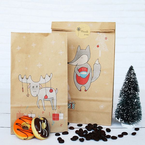 Kraft Paper Food Bag - Image 4