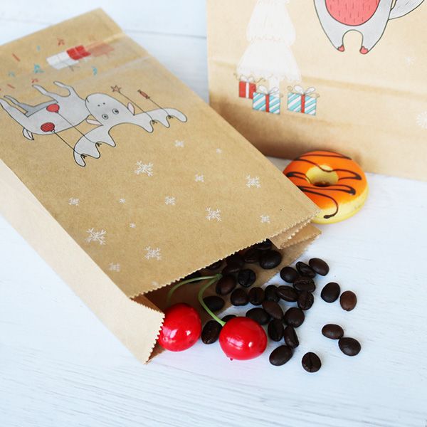 Kraft Paper Food Bag - Image 5