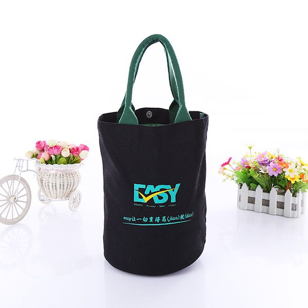 Round Bottom Canvas Eco Bag