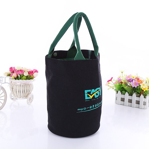 Round Bottom Canvas Eco Bag - Image 2