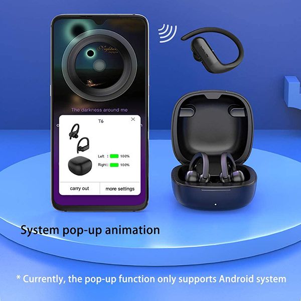 QCY Earhook Wireless Earphones - Image 4