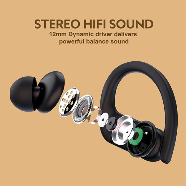 QCY Earhook Wireless Earphones - Image 7