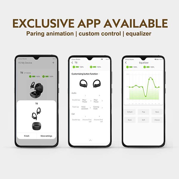 QCY Earhook Wireless Earphones - Image 9