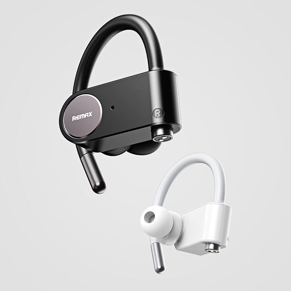 Custom Remax Earhook Bluetooth Earphones - Image 3