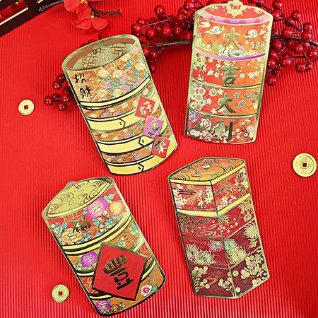 Creative Cut-Out Red Packets