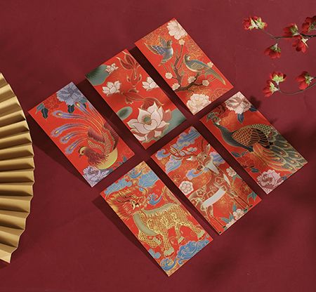 Embossed Gold Foil Red Packet - Image 4