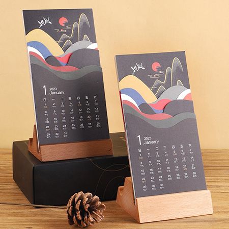 Wooden Base Card Calendar - Image 3