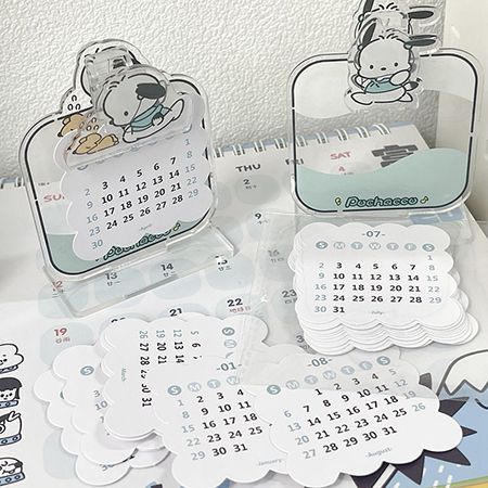 Acrylic Clip Desk Calendar