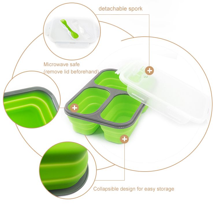 Foldable Lunch Box with Utensils - Image 6