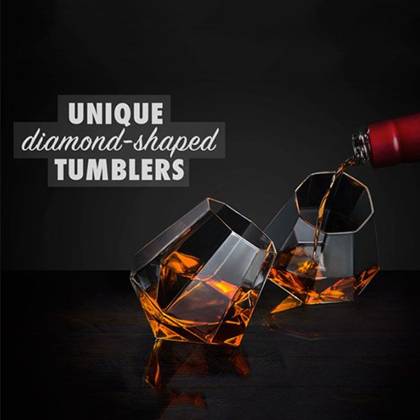 Diamond-Shaped Whiskey Glass - Image 2